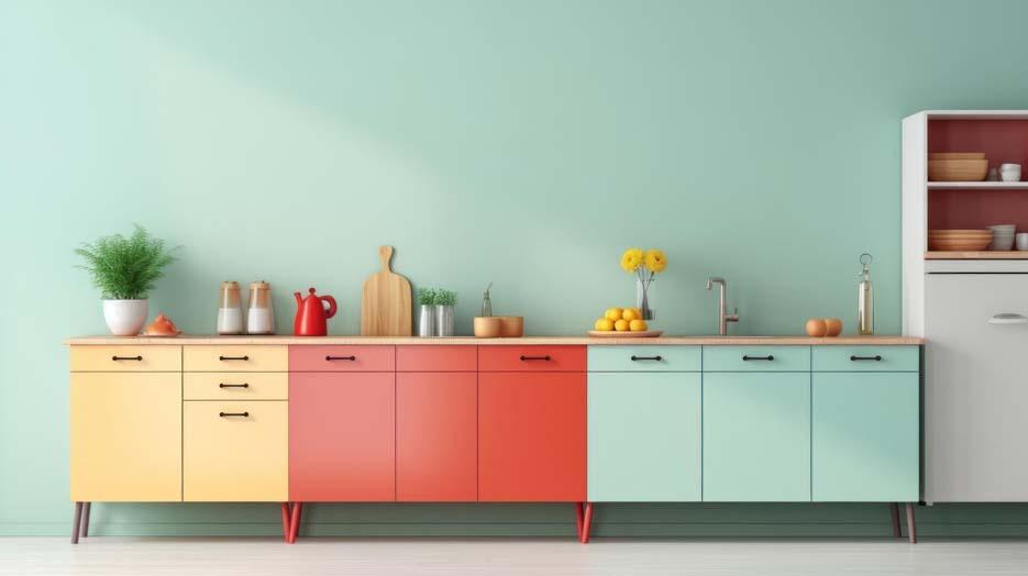 Pastel Cupboards